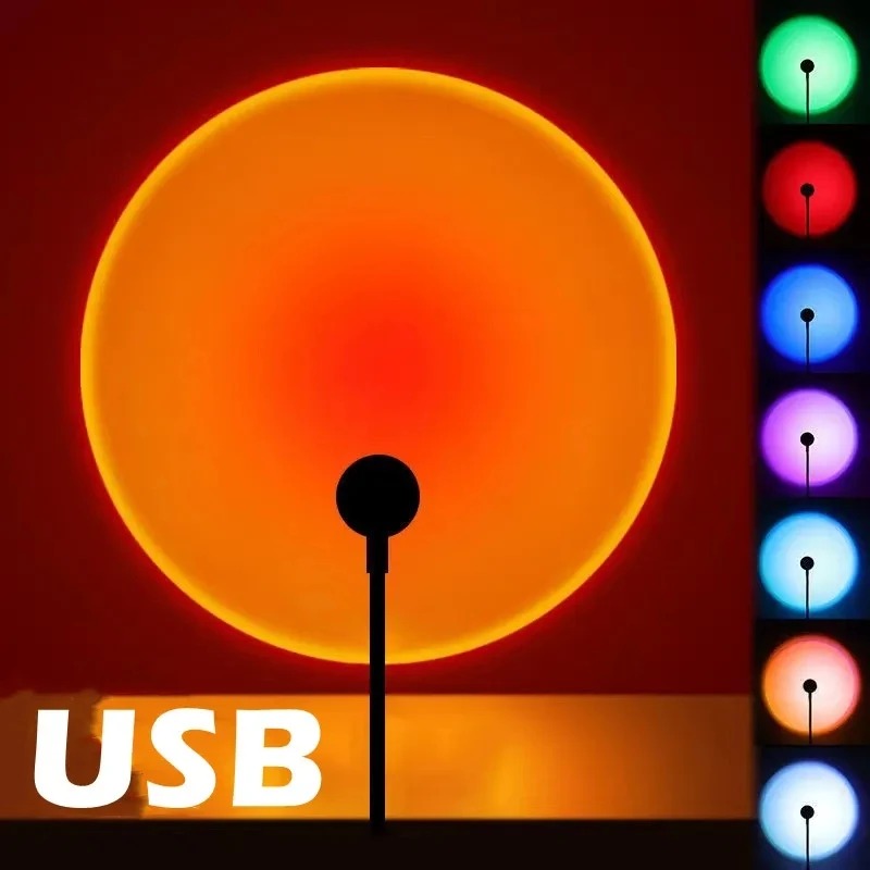 Photography Coffee - Lampa projekcyjna USB Sunset Rainbow Atmosphere