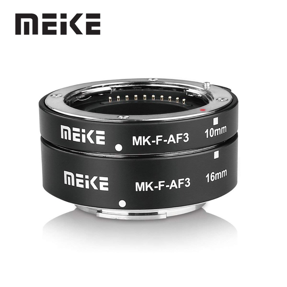Macro Extension Tube - Meike MK-F-AF3 Metalowa rurka przedłużająca makro