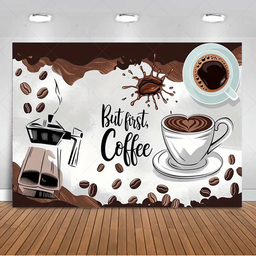Tło z motywem kawy, akcesoria, – Photography Coffee recenzja i cena